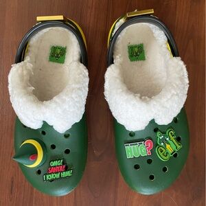 Elf crocs new without tags